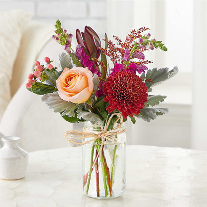 Moody Hues Bouquet –  Loose Leaf Florist, Austin TX