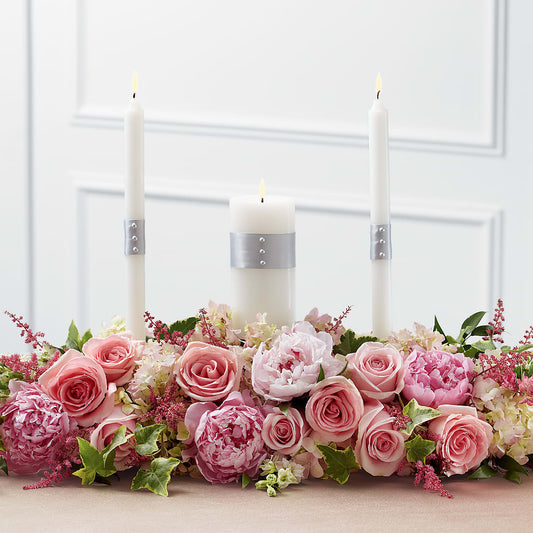 Worldwide Romance Unity Candle Arrangement –  Loose Leaf Florist, Austin TX