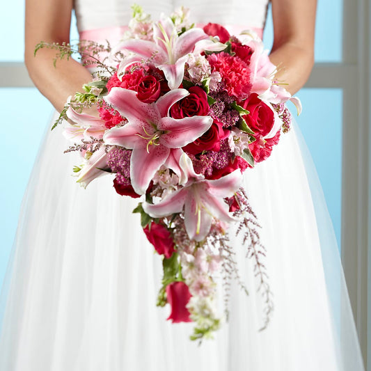 Lily & Rose Bouquet –  Loose Leaf Florist, Austin TX