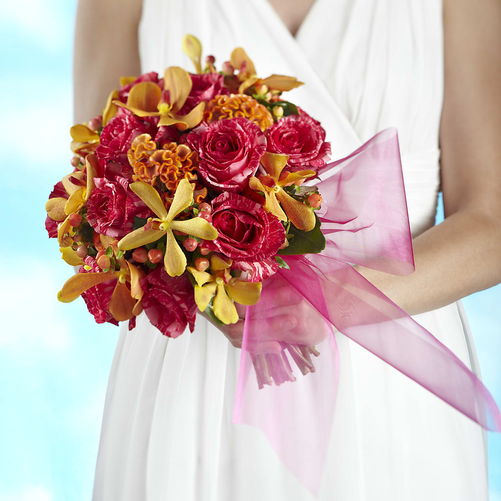 Brilliant Shades of Love Bouquet –  Loose Leaf Florist, Austin TX