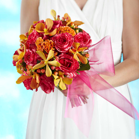 Brilliant Shades of Love Bouquet –  Loose Leaf Florist, Austin TX
