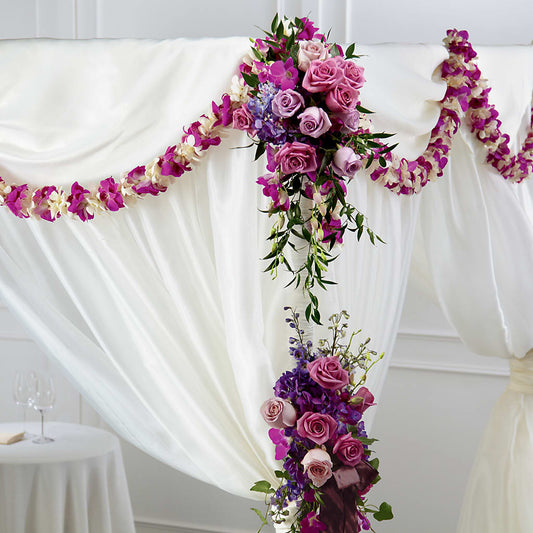 Color & Light Chuppah Decor –  Loose Leaf Florist, Austin TX