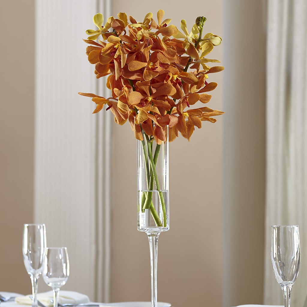 Orange Mokara Bouquet –  Loose Leaf Florist, Austin TX