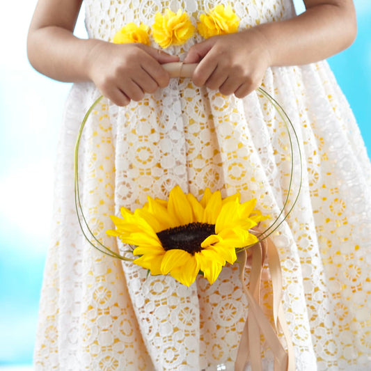 Sweet Sunshine Flower Girl Bouquet –  Loose Leaf Florist, Austin TX
